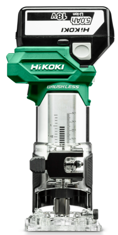 Hikoki M1808DAWPZ | Accu kantenfreesmachine | 18 V | 2 x 5.0 accu&apos;s | HSC III - M1808DAWPZ-4966376336180