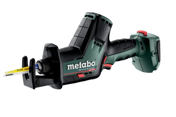 Metabo SSE 18 LTX BL Compact 18V Li-Ion accu reciprozaag body in metaloc - 16mm - koolborstelloos - 602366840-4061792181298