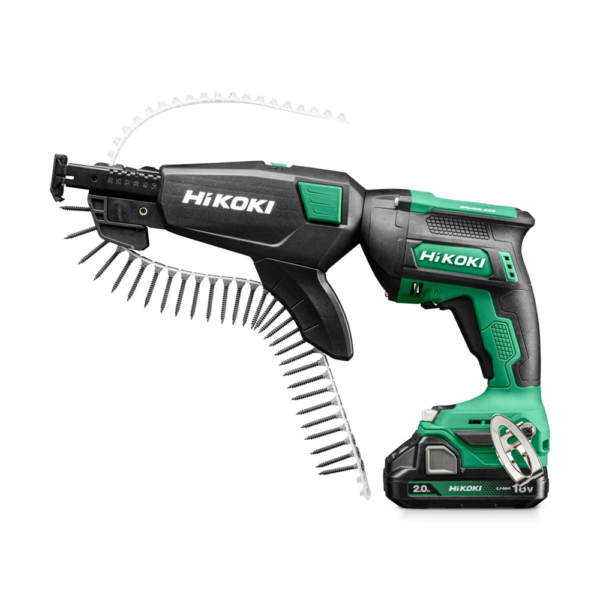 Hikoki W18DAWBZ Accu Band-Schroefmachine 18V - 1/4" - Brushless - 0-5000Tr - Mv - 2X18V 2,0Ah In HSC III-4966376403868
