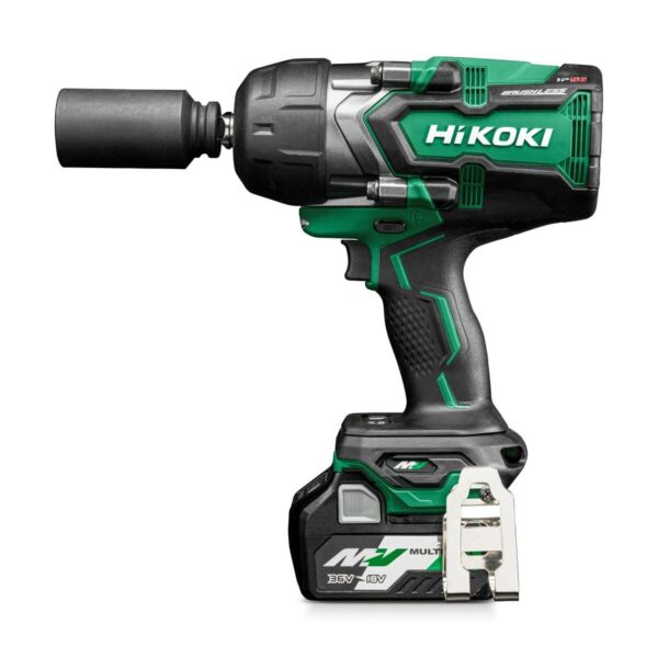 Hikoki WR36DGWRZ | Accu Slagmoersleutel | 1/2" | 36V | BL | 2000 Nm | MV | 2 MV accu&apos;s | In HSC III Koffer - WR36DGWRZ-4966376407798