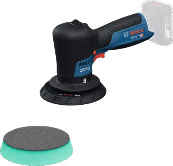 Bosch Blauw GPX 12V-125 Polijstmachine | Zonder accu&apos;s en lader - 06019L4100-4053423319798