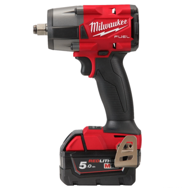 Milwaukee M18 FMTIW2F12-502X | 1/2" | Fuel | Accu Slagmoersleutel | met frictiering | 18V | 5,0Ah | Red | Li-Ion-4058546346416