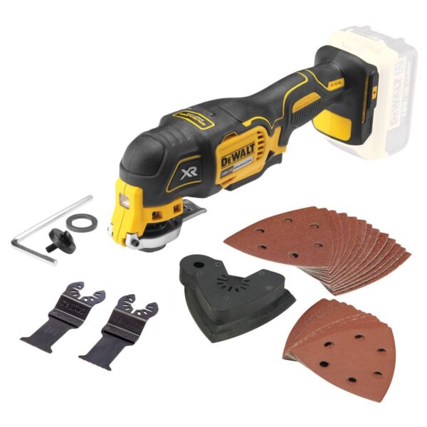 DeWalt DCS355N Oscillerende multitool Body | zonder accu&apos;s en lader - DCS355N-5035048440964