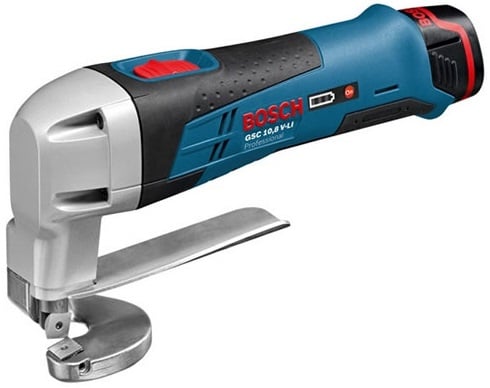 Bosch Blauw GSC 12V-13 plaatschaar | 12v (10,8v) 2.0Ah Li-ion - 0601926108-3165140730761