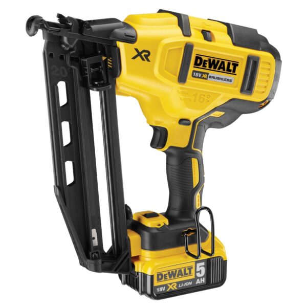 DeWalt DCN660P2 18V Afwerktacker 16Ga 2x5.0Ah in koffer - DCN660P2-QW-5035048558409
