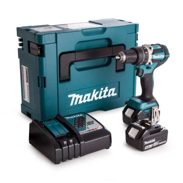 Makita DHP484RTJ Accuklopboormachine 18v 5,0ah Li-ion-0088381826228