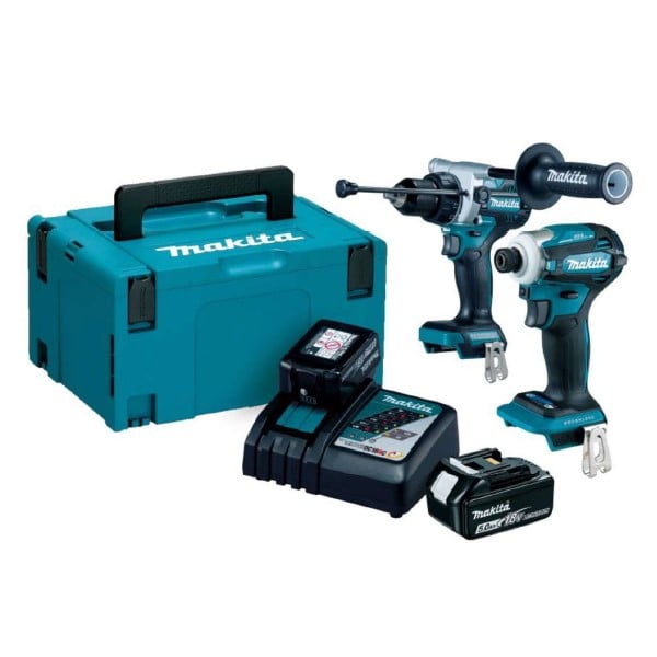 Makita DLX2455TJ | Combiset | DHP486 Accu Klopboormachine + DTD172 Accu Slagschroevendraaier | Incl. accu en lader in M-box DLX2455TJ-088381754224
