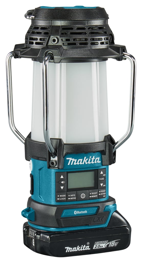 Makita DMR056 | 14,4 V / 18 V | Camping lamp | met radio en Bluetooth | Zonder accu&apos;s en lader - DMR056-0088381763509