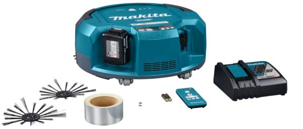 Makita DRC200RT Robotstofzuiger | 2x 18v | 5.0 Ah accu + snellader-0088381731409