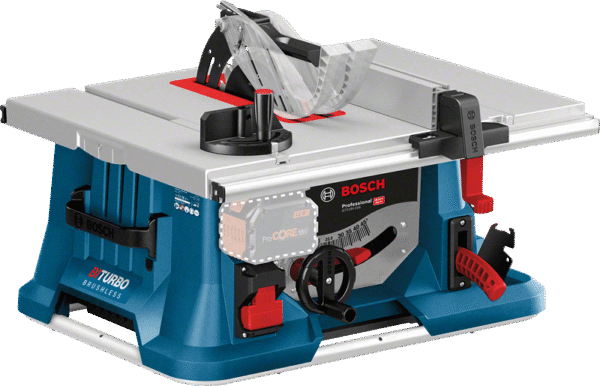 Bosch Blauw GTS 18V-216 | Accutafelcirkelzaag | BITURBO | Body | Zonder accu&apos;s & Laders - 0601B44000-4059952531113