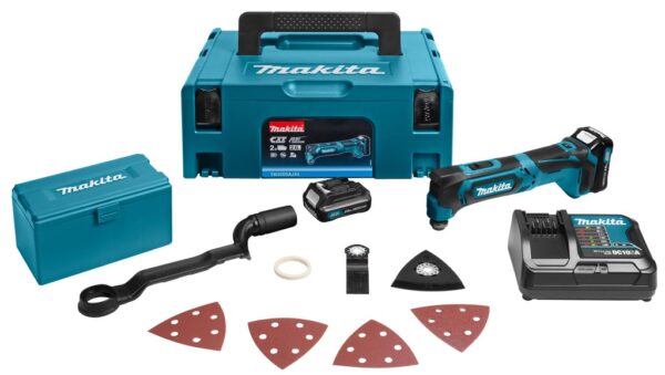 Makita TM30DSAJX4 Accu Multitool 10,8V | 2.0Ah in M-box + accessoires - TM30DSAJX4-0088381819756