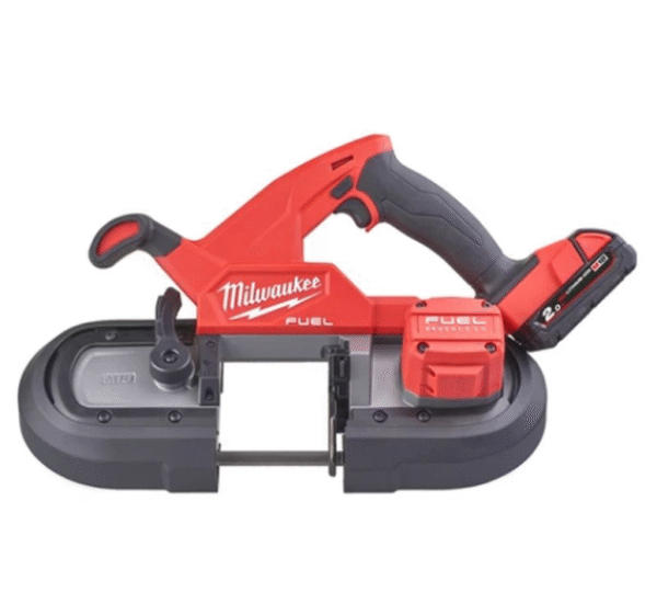 Milwaukee M18 FBS85-202C Compacte Accubandzaag | 18 volt | 2.0 Ah | Li-ion - 4933471497-4058546293963