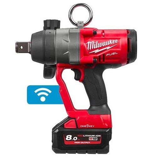 Milwaukee M18 ONEFHIWF1-0X One-Key 18V Li-Ion accu slagmoersleutel body in HD-Box 2033Nm koolborstelloos - 4933459733-4058546029050