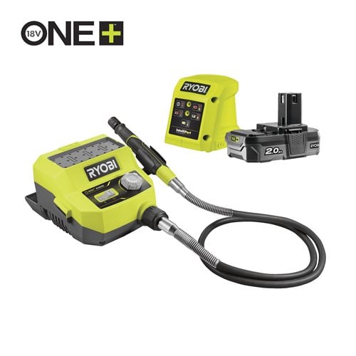 Ryobi 18V | Rotatietool | 35-delig accessoires (1x 2.0Ah) | 5133005638 - 5133005638-4892210207456