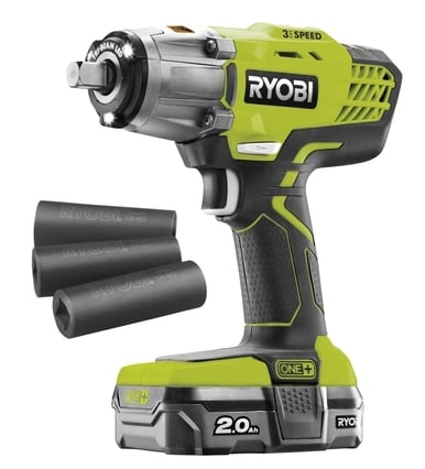 Ryobi R18IW3-120S 18v Slagmoersleutel met 1 accu 2.0Ah - 5133003574-4892210155832