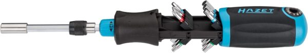 HAZET Bit ratelschroevendraaier 810R-4 · Sleufprofiel, Kruiskop profiel PH, Binnen-zeskant-profiel, Binnen-TORX®-profiel, 1/4 inch (6,3 mm) zeskant-4000896239665