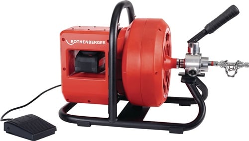 Rothenberger Accu-pijpreingingsmachine | voor buis d. 40-100 mm | 18 V 8 Ah | 1 stuk - 1000003347 1000003347-4004625535448