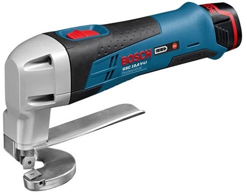 Bosch Blauw GSC 12V-13 plaatschaar | zonder accu&apos;s en lader - 0601926105-3165140577298
