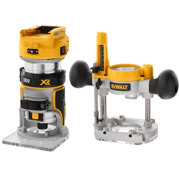 DeWalt DCW604N | Accu bovenfrees/kantenfrees Body | 18V | zonder accu&apos;s en lader - DCW604N-XJ-5035048713099