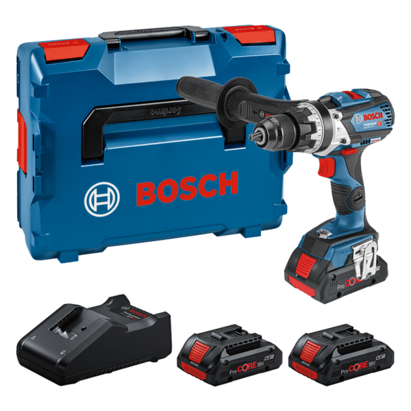 Bosch Blauw GSB 18V-110 C Professional | Accuschroef klopboormachine | 3x 18V ProCore 4.0Ah Li-Ion in L-Boxx - 0615A5002X-4053423249910