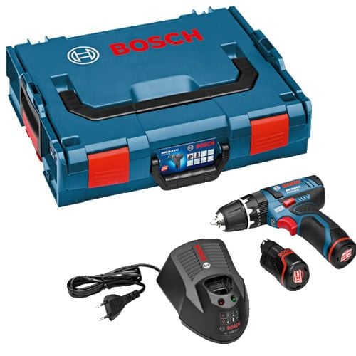 Bosch Blauw GSB 12V-15 accu Klopboormachine | Li-Ion 2.0Ah | in L-boxx - 06019B6906-3165140727518