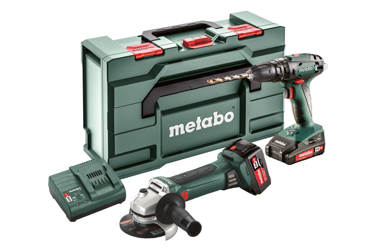 Metabo COMBO SET | 2.4.4 18 V | SB 18 accuboor + W 18 LTX 125 accu slijper - 685089000-4007430301017
