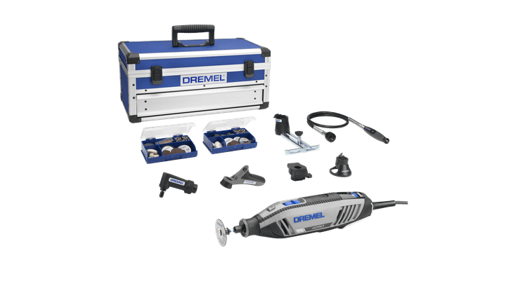 Dremel Multitool 4250JS | Model 4250-6/128 Platinum Editie | Incl. 128 Accessoires + EZ SpeedClic + Detailhandgreep + Lijn-en Cirkelfrees - F0134250JS-8710364083367