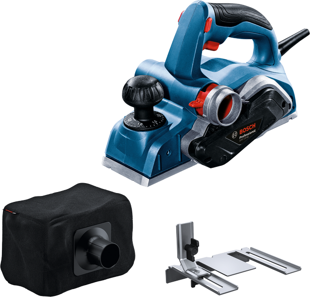 Bosch Blauw GHO 20-82 Schaafmachine | Incl. Parallelgeleider en Stofzak - 06015A9100-4053423357028