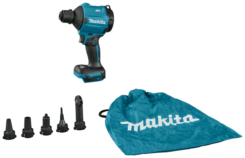 Makita DAS180Z | 18 V Accu Blaas- en zuigmachine | Zonder accu en lader | in doos - DAS180Z-0088381779975