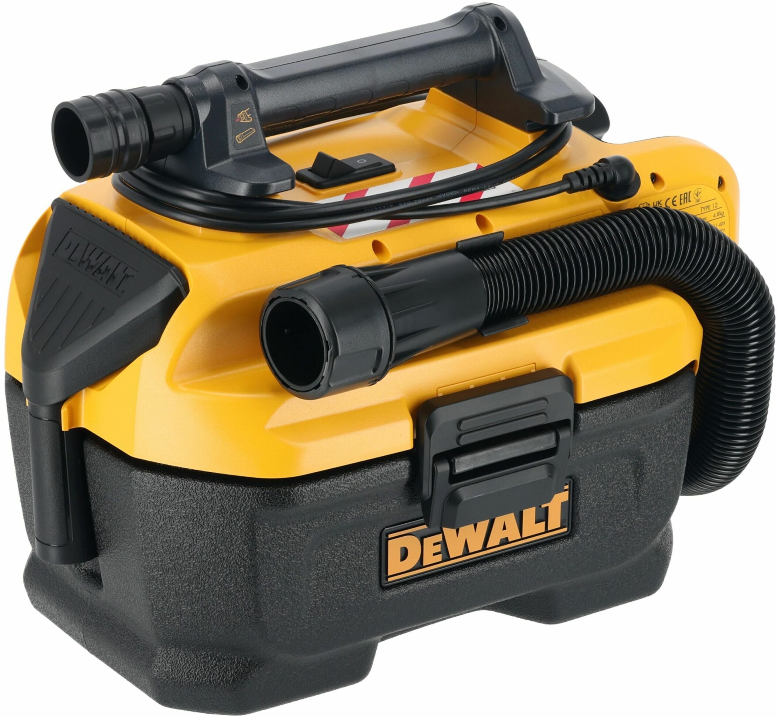 DeWalt DCV584L-QW XR Flexvolt Draadloze stofzuiger op accu - DCV584L-QW-5035048648841
