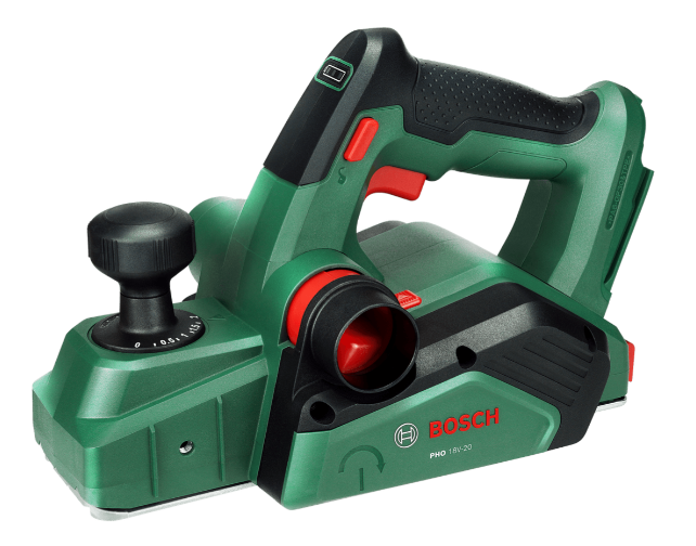 Bosch Groen PHO 18V-20 Accuschaafmachine | Zonder accu's en lader - 06032A4200-4053423361032